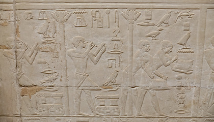 Scenes in Saqqara Necropolis, Cairo, Egypt