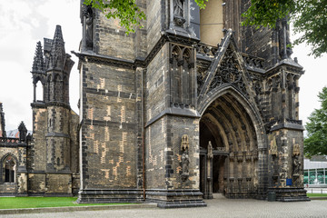 Portal Kirchen Ruine Mahnmal Sankt Nikolai Hamburg