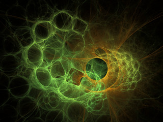 surreal futuristic digital 3d design art abstract background fractal illustration for meditation and decoration wallpaper