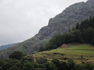 Landscape view of Asturias, Spain