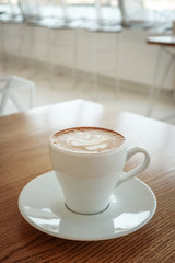 Cup of cappuccino
