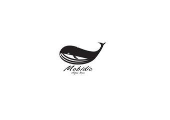 mobidic symbol logo ilustration vector