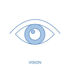 Eye vector icon 