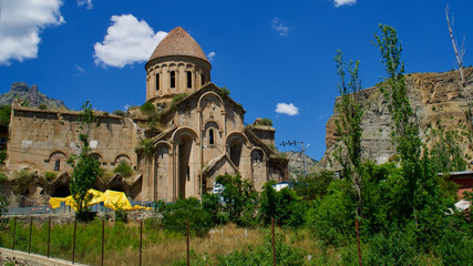 Naklejka premium Old Armenian church in Erzurum, Tortum
