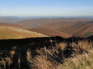 Jesień w Bieszczadach, Polska