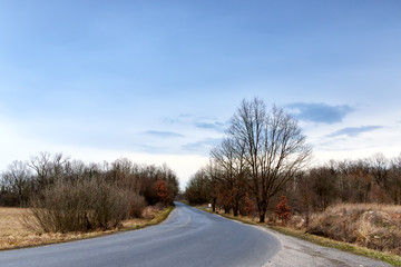 Fototapeta premium Sunset road 