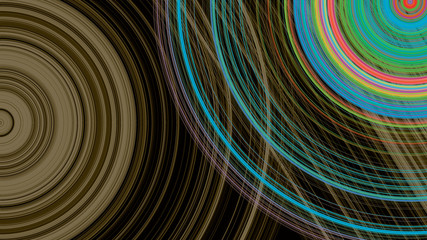 Abstract images with beautiful color strokes