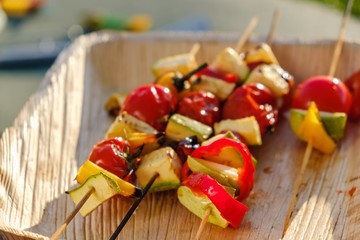 bbq vegetable healthy food tomato,  dinner.