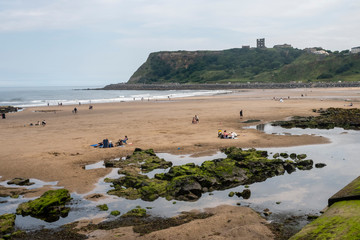 Fototapeta na wymiar Scarborough is the original seaside resort; stunning scenery, glorious beaches, loads to see and do – is it any wonder that people have been flocking to Scarborough for nearly 400 years now