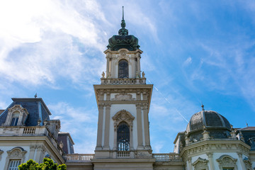Famous castle of the hungarian nobile Festetics family in Keszthely, Hungary, near lake Balaton.