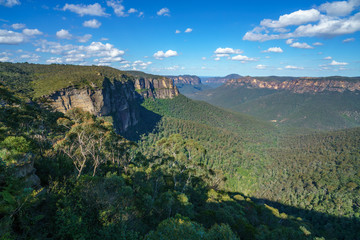 Fototapeta na wymiar govetts leap lookout, blue mountains national park, australia 17