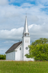 Saint Antoine de Padoue Church located next to the Rectory in Batoche.