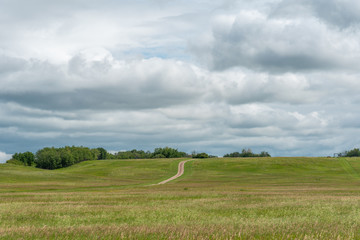 Grounds of the Batoche National Historic Site of Canada. Batoche was the scene of the last battle...
