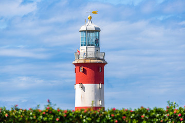 blue sky lighthouse