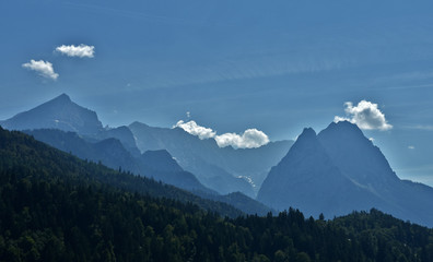 Wettersteingebirge bei Garmisch-Partenkirchen, Bayern, Deutschla