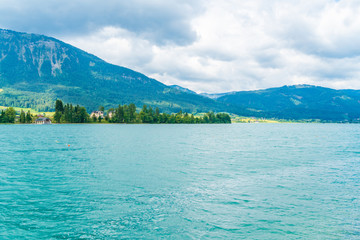 Lake St. Wolfgang in the Salzkammergut resort region, Austria