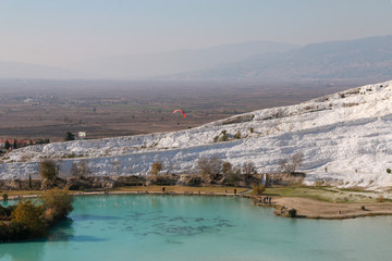 Fototapeta premium pamukkale glacier in denizli turkey