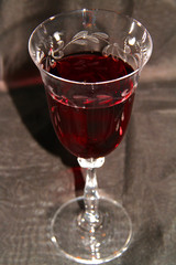 Ein Glas Rotwein