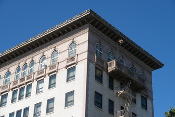 Obraz premium building facade elements in Los Angeles