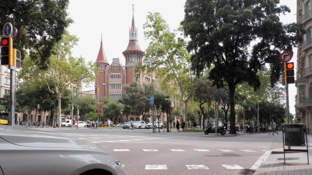Barcelona, Avinguda Diagonal , Timelapse