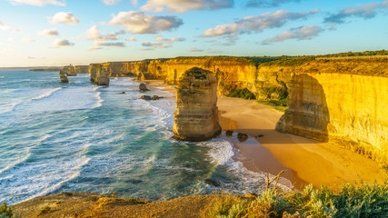 twelve apostles at sunset,great ocean road at port campbell, australia 54