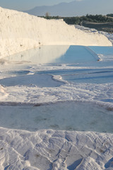 pamukkale glacier in denizli turkey