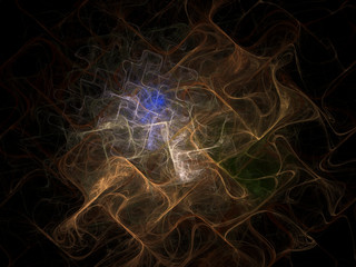 surreal futuristic digital 3d design art abstract background fractal illustration for meditation and decoration wallpaper