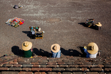 Vendedores en teotihuacán