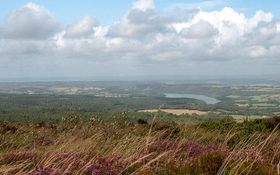 Vue du paysage du parc naturel r&eacute;gional d'armorique