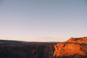 Fototapeta na wymiar sunset in grand canyon