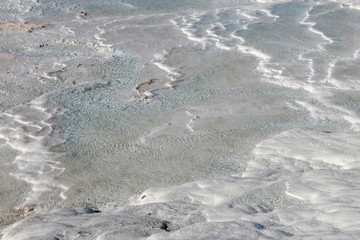 Naklejka premium pamukkale glacier in denizli turkey