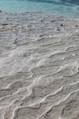 pamukkale glacier in denizli turkey