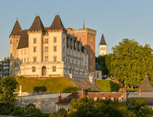 Fototapeta na wymiar Old chateau in Lordes