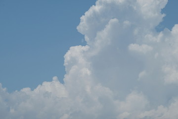 cloud sky blue background white nature
