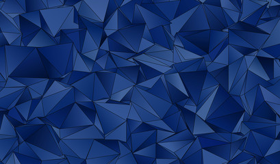 Obraz premium Abstract Low-Poly background. triangulated texture. Design 3d. Polygonal geometrical pattern. Triangular modern style