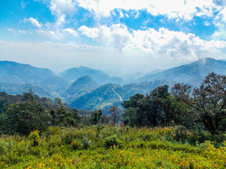 landscape in the mountains