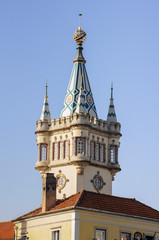 Tower of the Camara Municipal de Sintra, Portugal