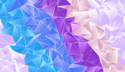 Fototapeta premium Abstract Low-Poly background. triangulated texture. Design 3d. Polygonal geometrical pattern. Triangular modern style