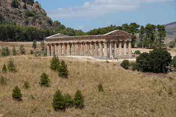Fototapeta na wymiar Tempio di Segesta, Sicilia