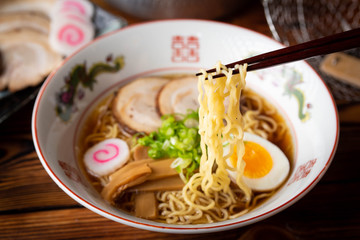 japanese authentic chicken broth ramen