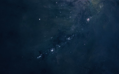 Cosmic landscape. Nebulae and star clusters of deep space. Science fiction. Elements of this image furnished by NASA