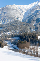 Alps in snow, Austrian