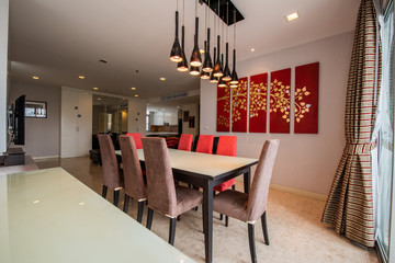 Modern, bright, clean, kitchen interior 