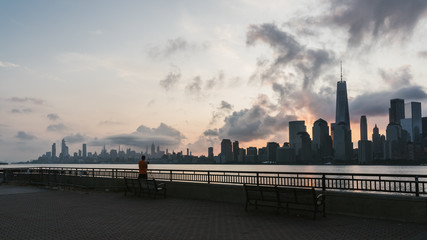 Morning Empty Sky Memorial, Liberty State Park, Jersey City