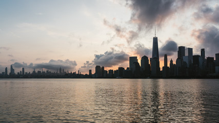 Fototapeta premium Morning Empty Sky Memorial, Liberty State Park, Jersey City