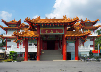 Świątynia Thean Hou. - obrazy, fototapety, plakaty