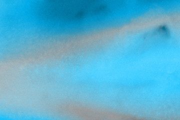 Hand painted blue alcohol ink background. Abstract delicate winter season texture. Contemporary wallpaper. 