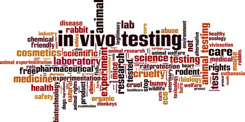 In vivo testing word cloud