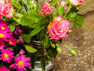 gardening with tools growing organic vegetables and flowers on the allotment for healthy eating and country living home grown food and flowers