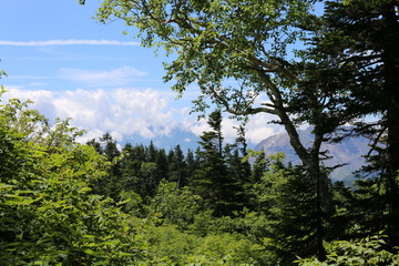 Hodaka mountain, august, Japan